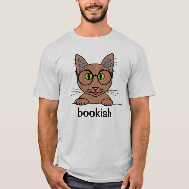 Camiseta Bookie Gatinho Admirável Engraçado (Frente)