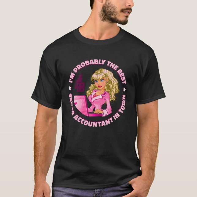 Camiseta Bookkeeper  Accountancy Finance Cpa Senior Account (Frente)
