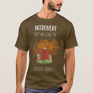 Camiseta Books Book Club Introduvert Bookworm Bookworm