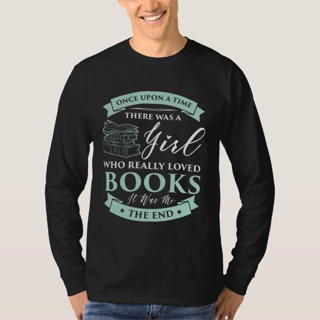 Camiseta Books loving Girl  I Read Fairy Tale Bookaholic Id (Frente)