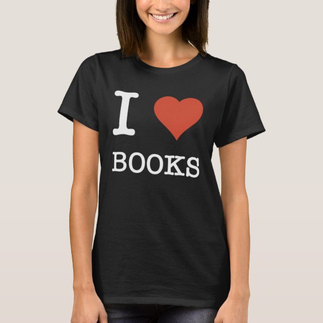 Camiseta books reading library bookworm book  1 (Frente)