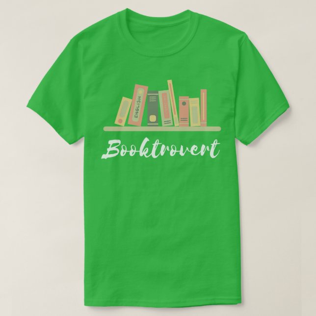 Camiseta Booktrovert 1 (Frente do Design)