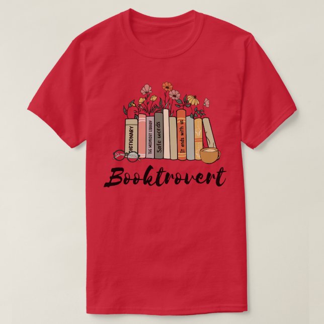 Camiseta Booktrovert 18 (Frente do Design)