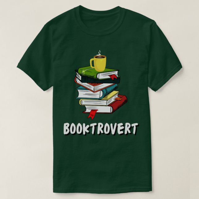 Camiseta Booktrovert 7 (Frente do Design)