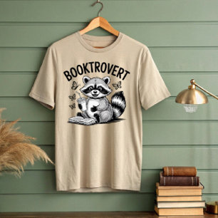 Camiseta Booktrovert Raccoon