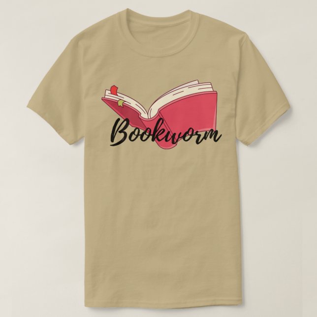 Camiseta Bookworm 1 (Frente do Design)