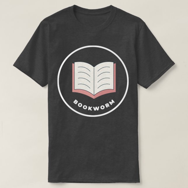 Camiseta Bookworm 3 (Frente do Design)