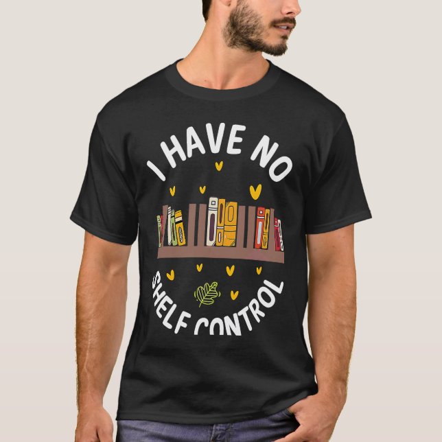 Camiseta Bookworm Bibliotecário do Catálogo de Nerd de Cont (Frente)