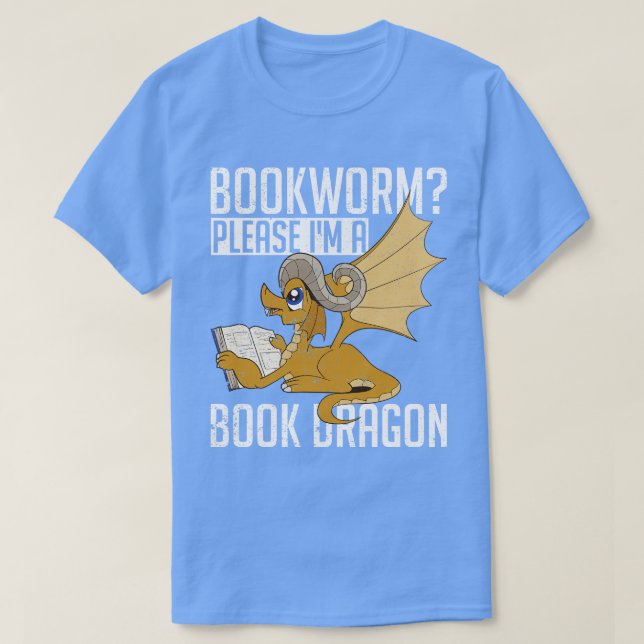 Camiseta Bookworm Bibliotecário Engraçado Lendo Animal Míti (Frente do Design)