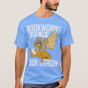 Camiseta Bookworm Bibliotecário Engraçado Lendo Animal Míti