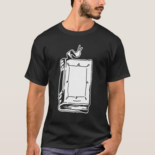 Camiseta Bookworm Books Bibliophile Librarian Literature  B (Frente)