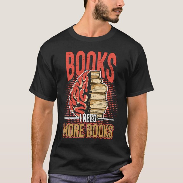 Camiseta Bookworm Books  Reading (Frente)