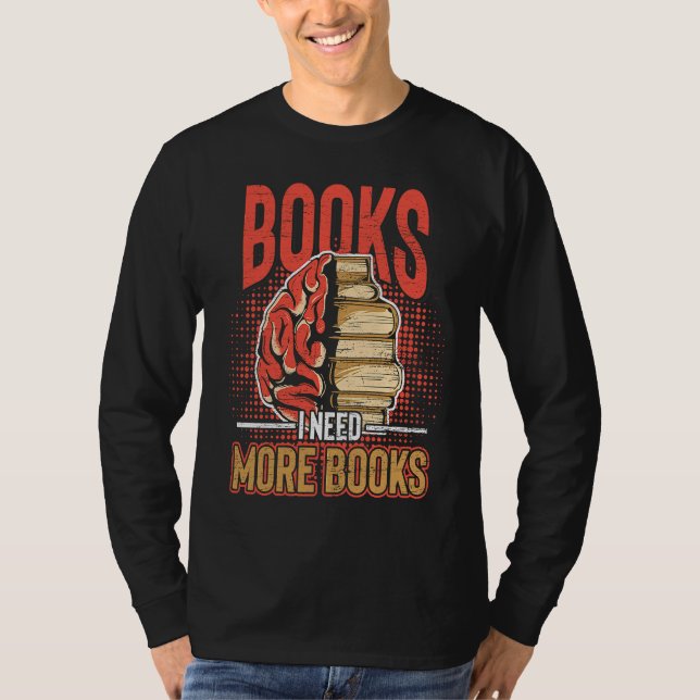 Camiseta Bookworm Books  Reading (Frente)