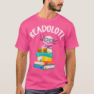 Camiseta Bookworm de Leitura Axolotl Readolotl