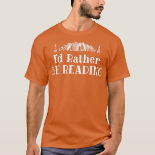 Camiseta Bookworm de Leitura do Livro Sobressalto Bibliófil