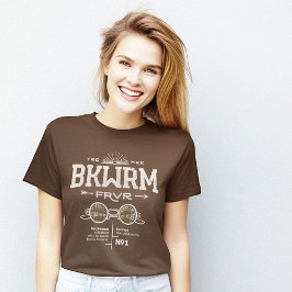 Camiseta Bookworm Definição BKWRM Brown
