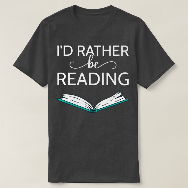 Camiseta Bookworm Id Preferencialmentes Be Reading II (Frente do Design)