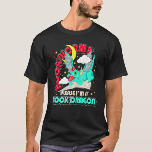 Camiseta Bookworm Librarian Book Reading Book Dragon 2