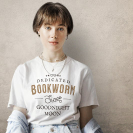 Camiseta Bookworm Personalizado Desde