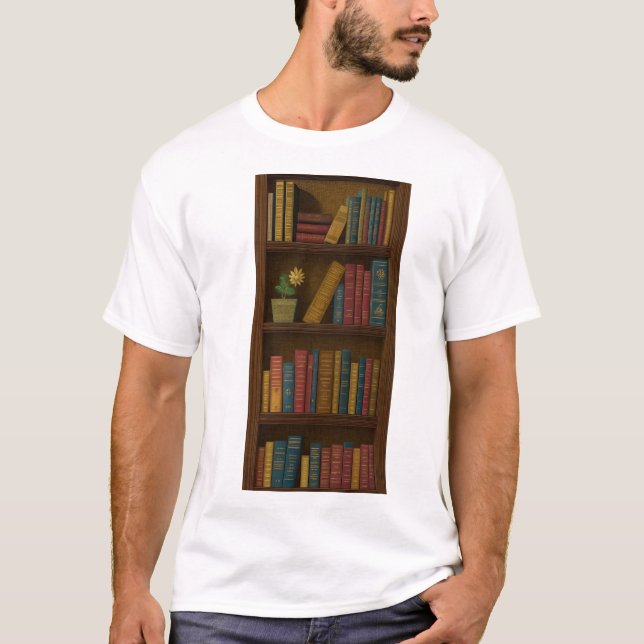 CAMISETA BOOKWORM / RAT DE BIBLIOTHÈQUE (Frente)