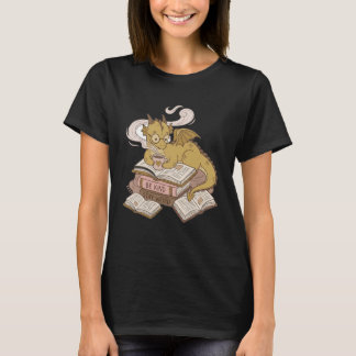 Camiseta Bookworms Cozy Coffee Drinking Dragon Romantasy