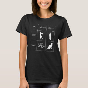Camiseta Boolean Logic Alive And Morto Programmer Cat 3