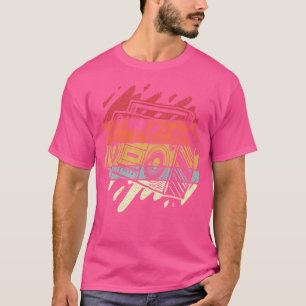 Camiseta Boom Box Ghetto Blaster Radio Retro Hip Do Anos 80
