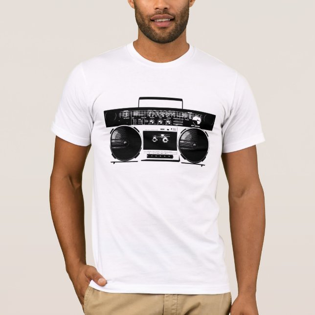 Camiseta Boom Box - Micro System (Frente)