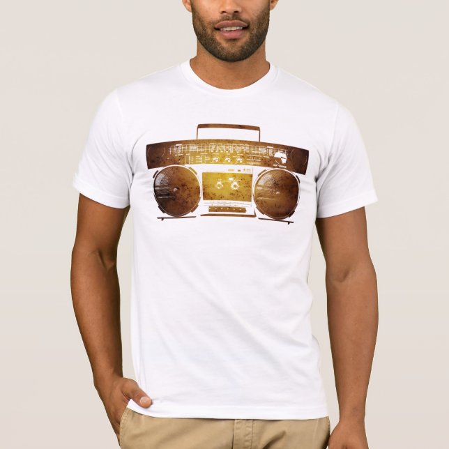Camiseta Boom Box - Micro System (Frente)