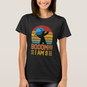 Camiseta Boom I Am 9 Anos Old Boy 9 Anos Sendo Incrível 9t