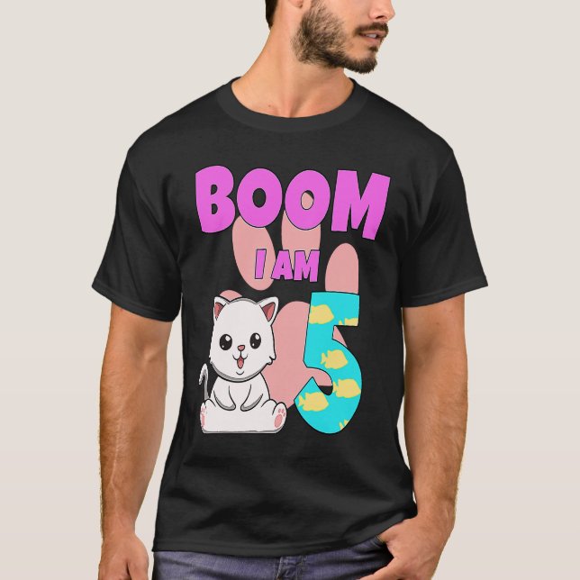 Camiseta Boom Im 5 Cat (Frente)