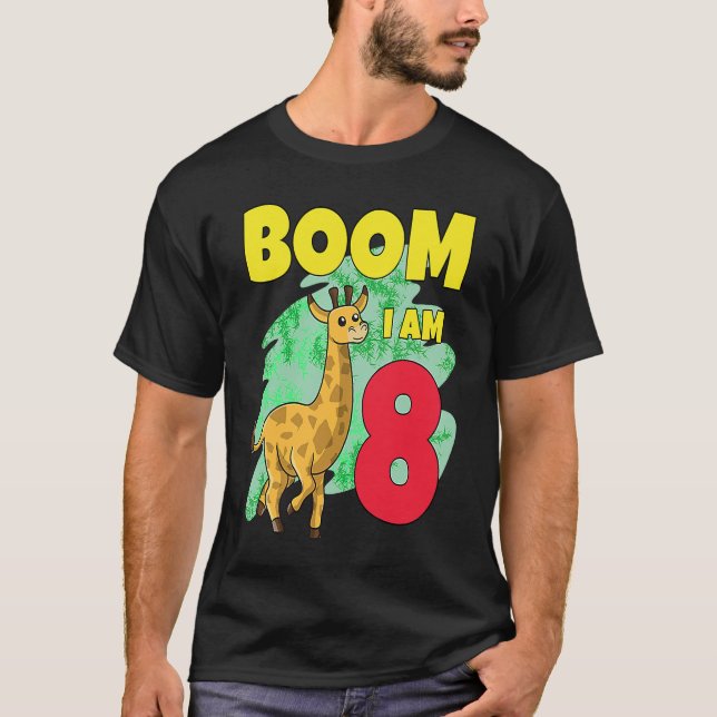 Camiseta Boom Im 8 Giraffe (Frente)