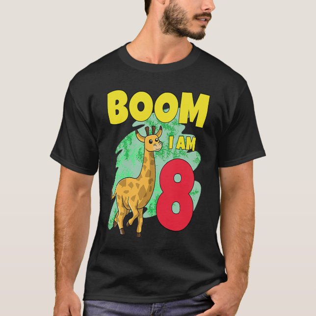 Camiseta Boom Im 8 Giraffe (Frente)