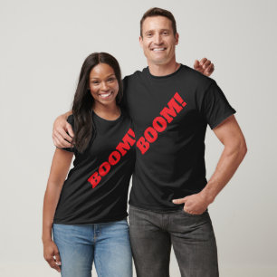 Camiseta BOOM Profissional elegante moderno minimalista sim