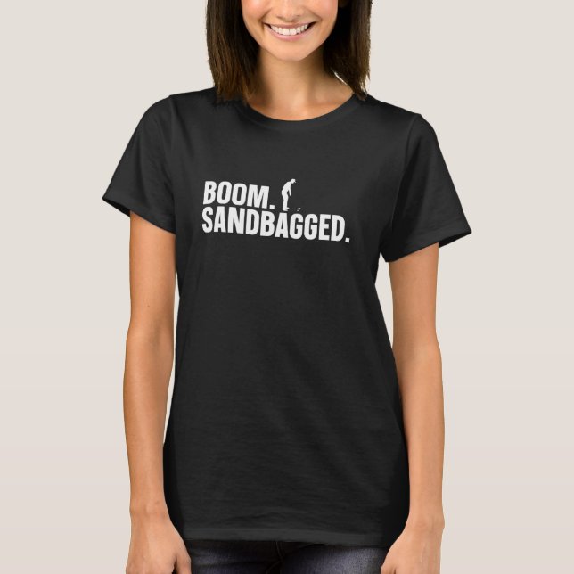 Camiseta Boom. Sanduíche. - Sandbagger (Frente)