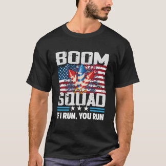 Camiseta Boom Squad 4Th Of July Firework