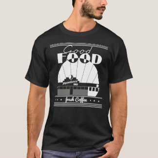 CAMISETA BOOM TICK BOOM BOM MOONDANÇA DE COMIDA JANTAR CAFÉ