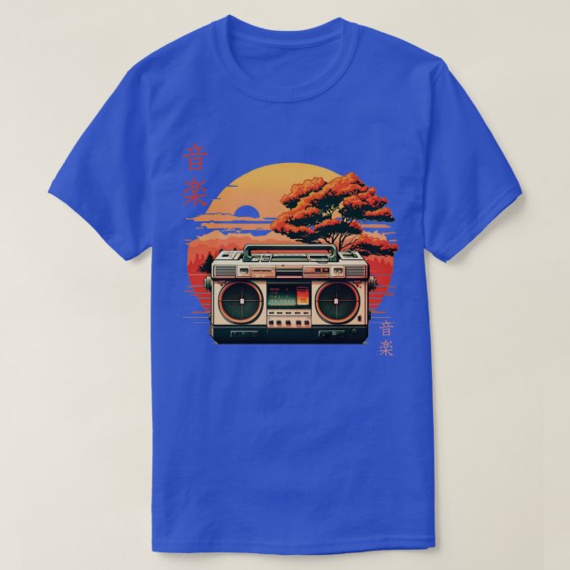 Camiseta Boombox 80s (Frente do Design)