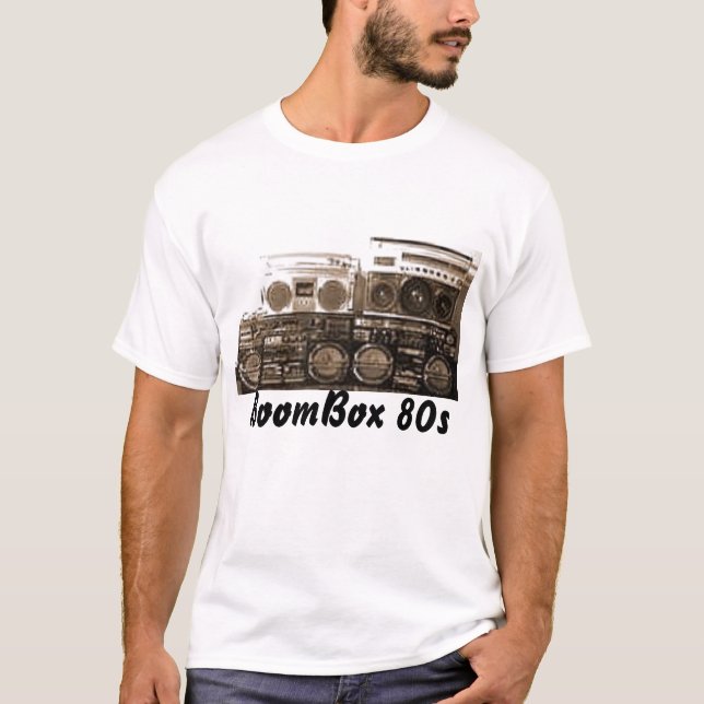 Camiseta BoomBox 80s (Frente)