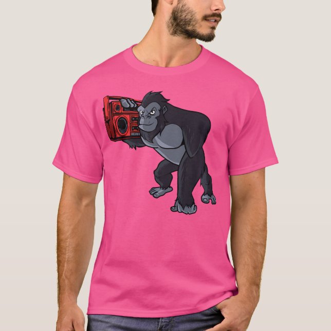 Camiseta Boombox Boxing Blaster de Ghetto Boxer - Hip 80S 9 (Frente)