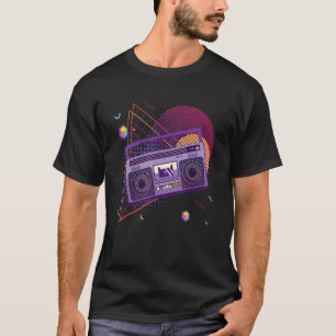 Camiseta Boombox dos anos 90 e rap