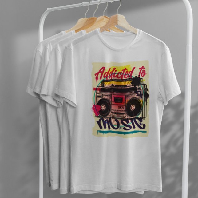 Camiseta Boombox Urban Graffiti (Criador carregado)