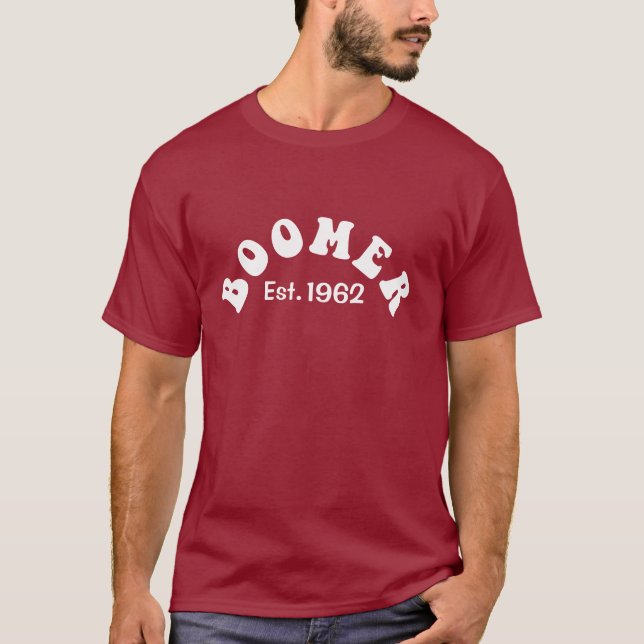 Camiseta BOOMER Est. 19** (Frente)