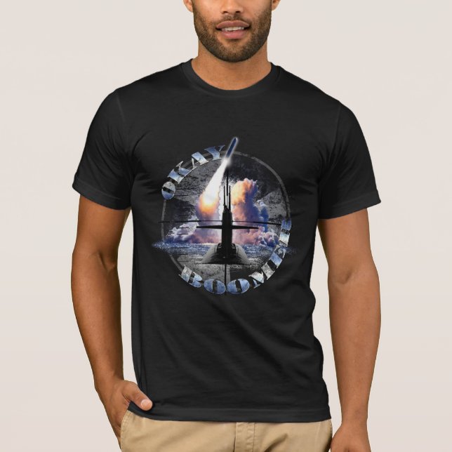Camiseta BOOMER US Marinho Nuclear Sub Force (Frente)