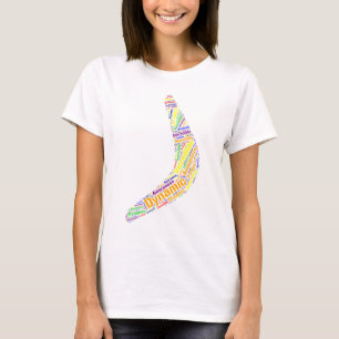 Camiseta Boomerang Dinâmico, Incrível, Consciência