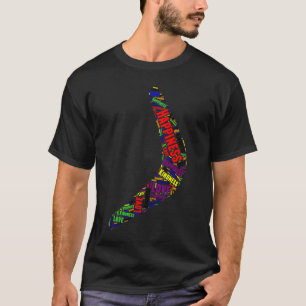 Camiseta Boomerang T-Shirt Básico Amor Bondade Felicidade