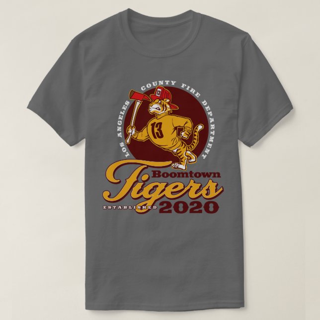 Camiseta Boomtown Tigers (Frente do Design)