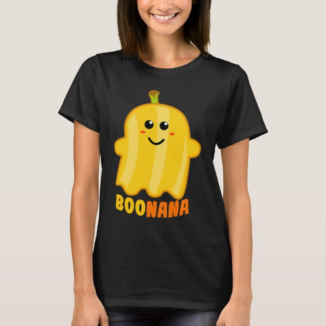 Camiseta Boonana Banana Ghost Funny Scary Cute Halloween Co (Frente)