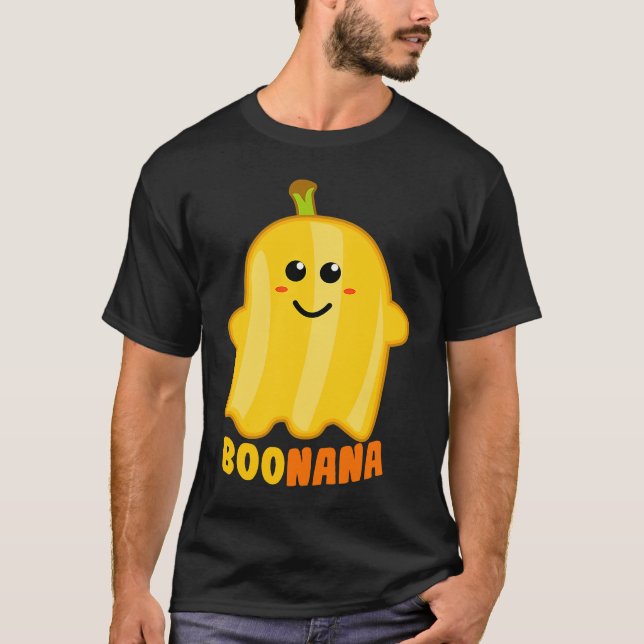 Camiseta Boonana Banana Ghost Funny Scary Cute Halloween Co (Frente)