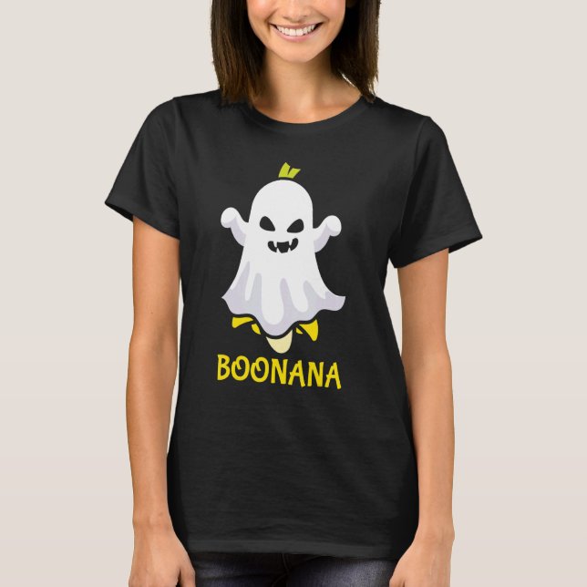 Camiseta Boonana Banana Ghost  Scary Cute Halloween Costume (Frente)